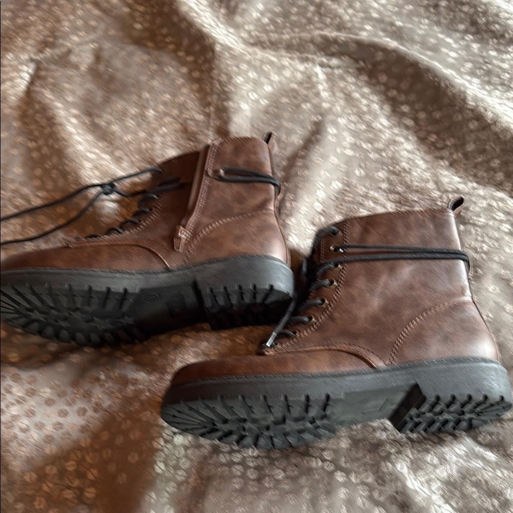 Womens Brown Leather Boots